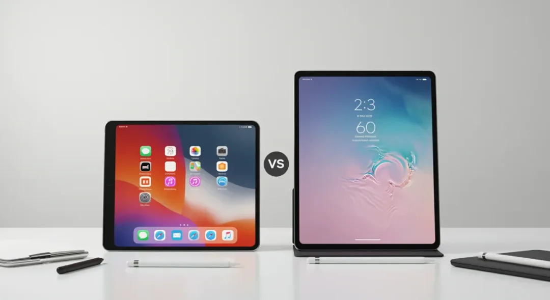 iPad Pro M4 and Samsung Galaxy Tab S10+ tablets comparison for productivity